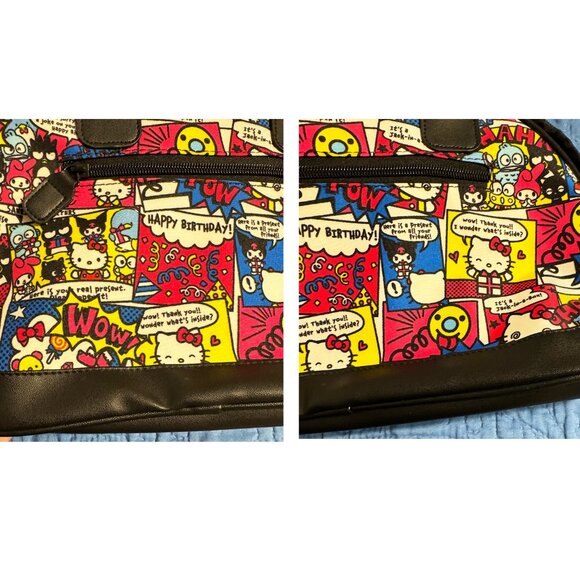 SUPER RARE Vintage Sanrio Hello Kitty Comic Book Manga Purse Handbag & Wallet Se - Picture 3 of 10